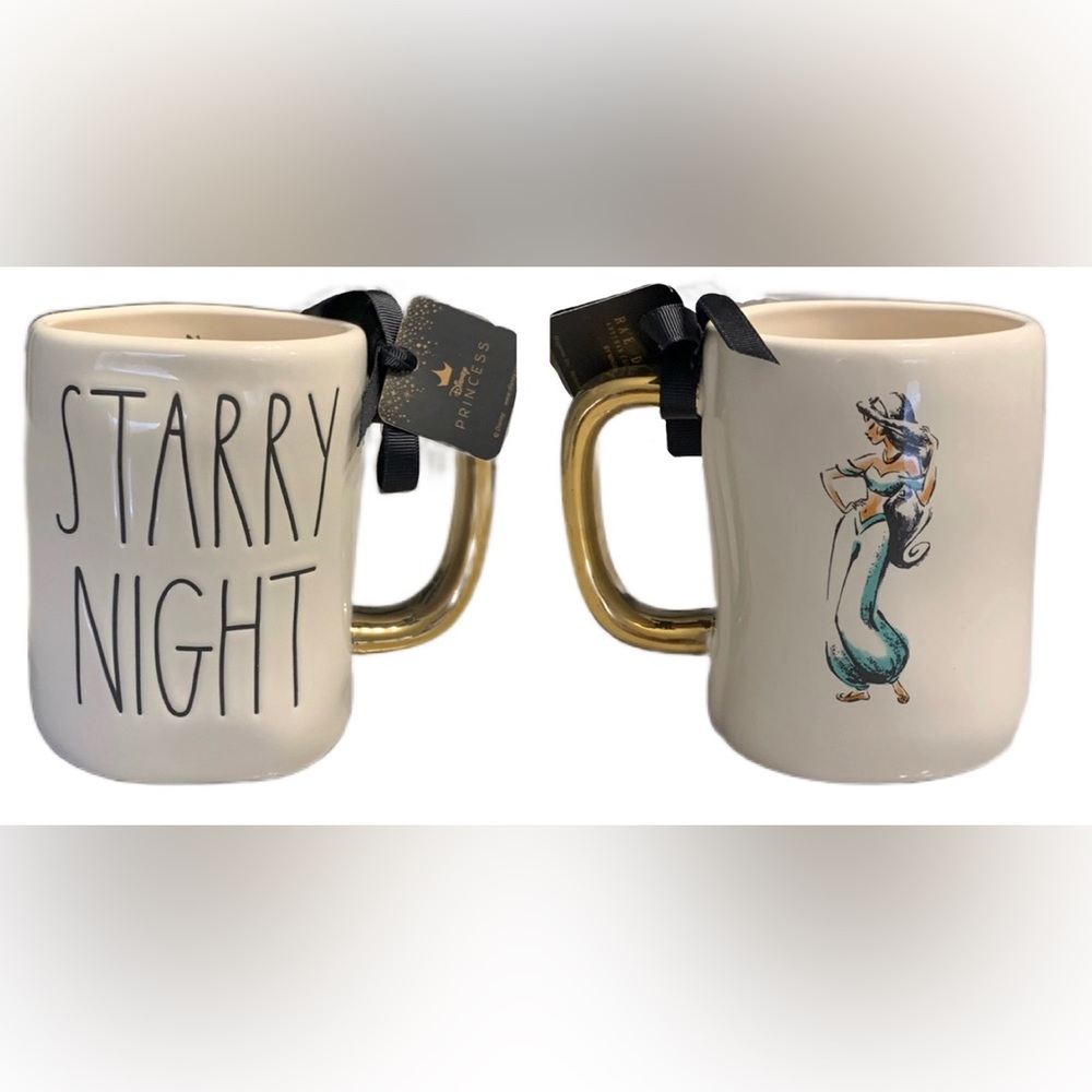 Rae Dunn ~ “Starry Night” Mug ~ Disney Princess Collection ~ Jasmine